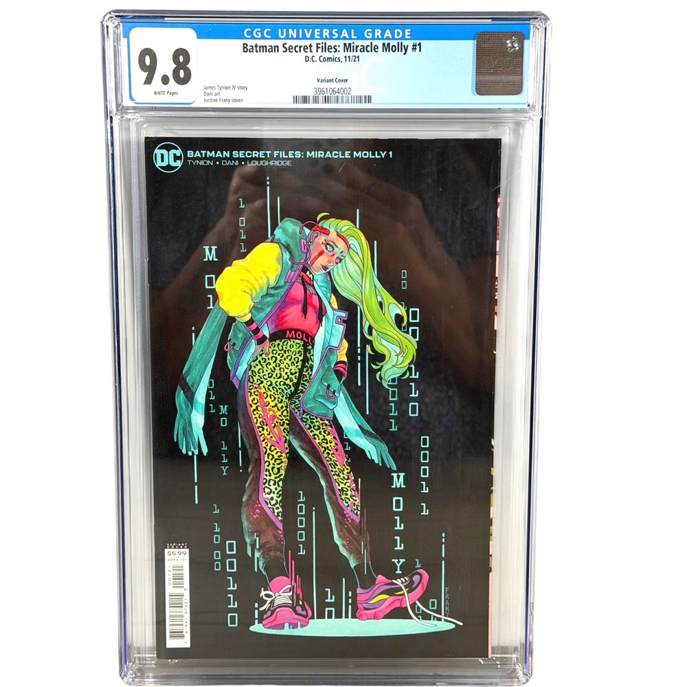 DC Batman Secret Files Miracle Molly 1 Justine Frany Variant CGC 9.8 2021 USA